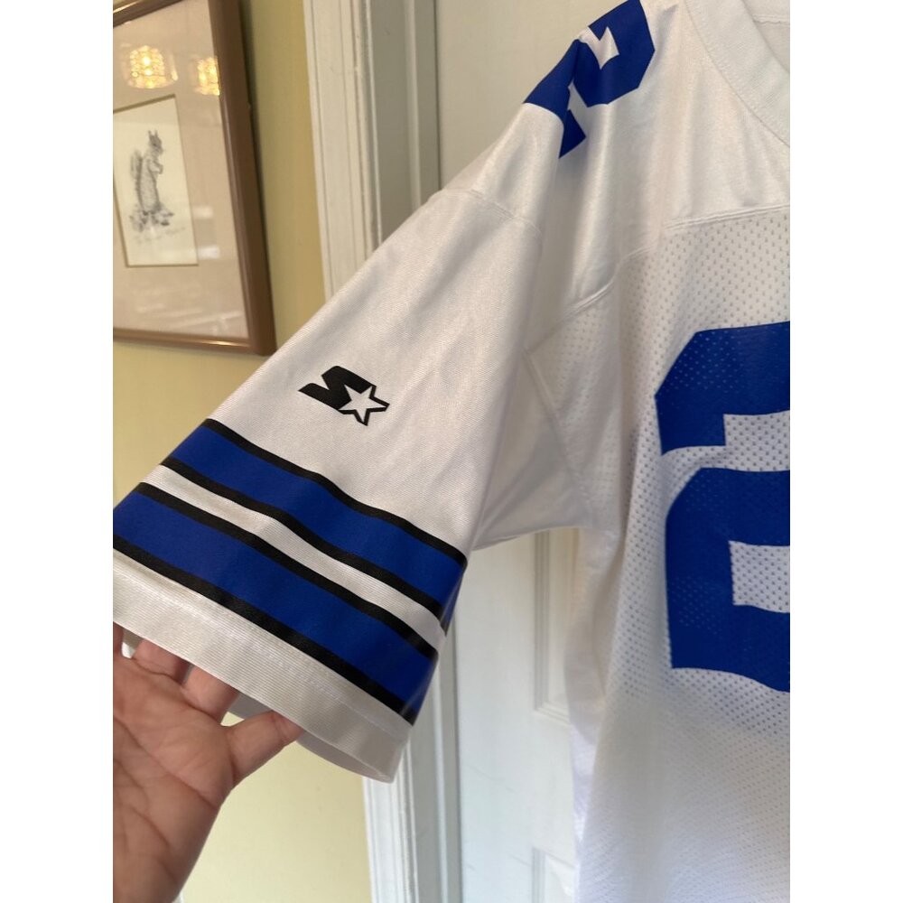Vintage 1995 Starter Emmitt Smith Home White Dallas Cowboys Jersey Size 54 (XXL) - Picture 9 of 9
